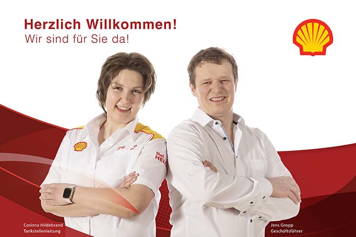 Shell Tankstelle Lichtenfels - Corinna Hildebrand und Jens Gropp